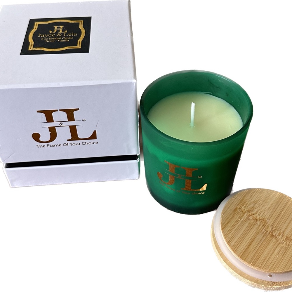 Scented candle by Jayce & Leia